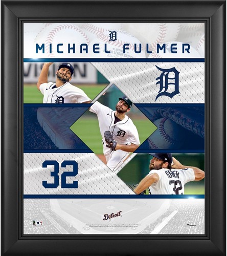 Michael Fulmer Detroit Tigers Framed 15" x 17" Stitched Stars Collage - Picture 1 of 1