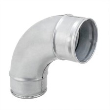 Bogen Winkel STAHL Rohrbogen 90° Grad Wickelfalzrohr Lüftung Lüftungsrohr Rohr