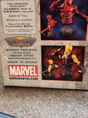 BOWEN DESIGNS MARVEL MINI BUST DAREDEVIL LIMITED EDITION LOW#! 41 of 3250 STATUE - Picture 17 of 23