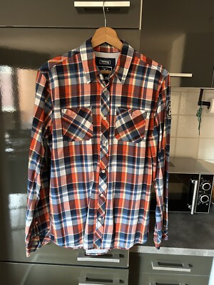 Pepe Jeans Hemd, gemustert, Gr. M, slim, gebraucht