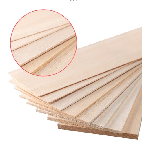 Balsa Wood Sheet Board Panel Thick 0.75mm-10mm Aircraft Ship Model DIY 310*100mm - Picture 3 of 28