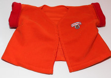 Vintage TEDDY RUXPIN ORANGE CORDEROY SLEEPING OUTFIT SHIRT CLOTHES ORIGINAL 1980