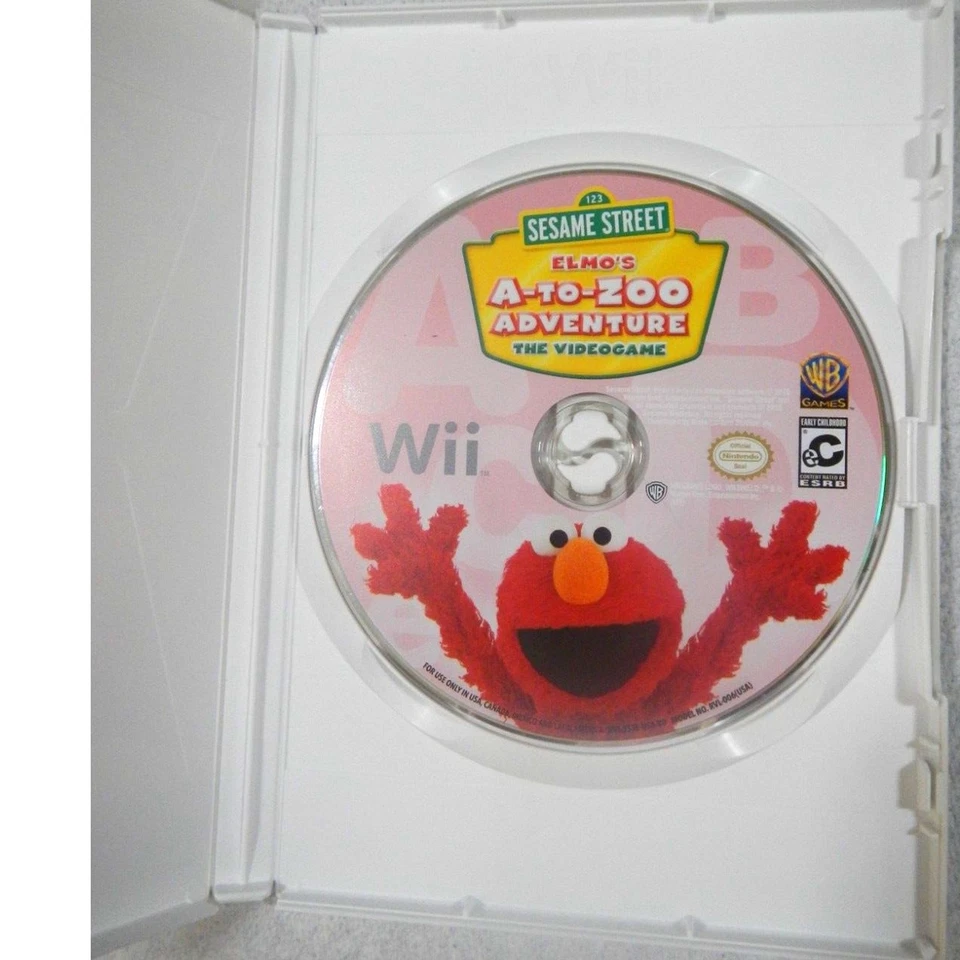 Videojuego Wii Elmo A-Z Aventura Plaza Sésamo Videojuego Foto 3 de 3