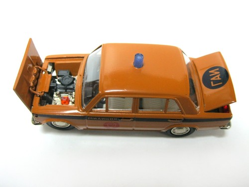 VAZ 2101 POLICE Patrol LADA car model 1:43 made in USSR Novoexpor - Picture 3 of 12