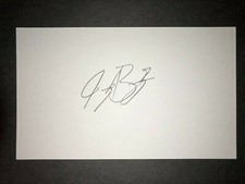 2017 WHITE SOX: Jaycob Brugman, SIGNED 3x5 Card