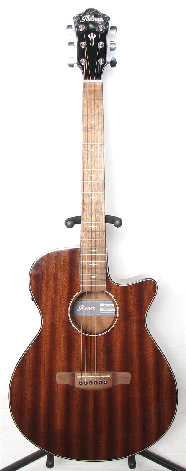 Ibanez AEG62 Acoustic Electric Guitar Natural Mahogany High Gloss eBay