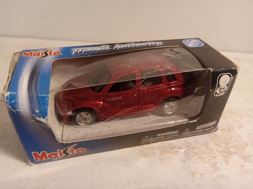 Maisto Transit Authority Chrysler PT Crusier Rosso Scala 1:64 Nuovo 2005 - Foto 6 di 8