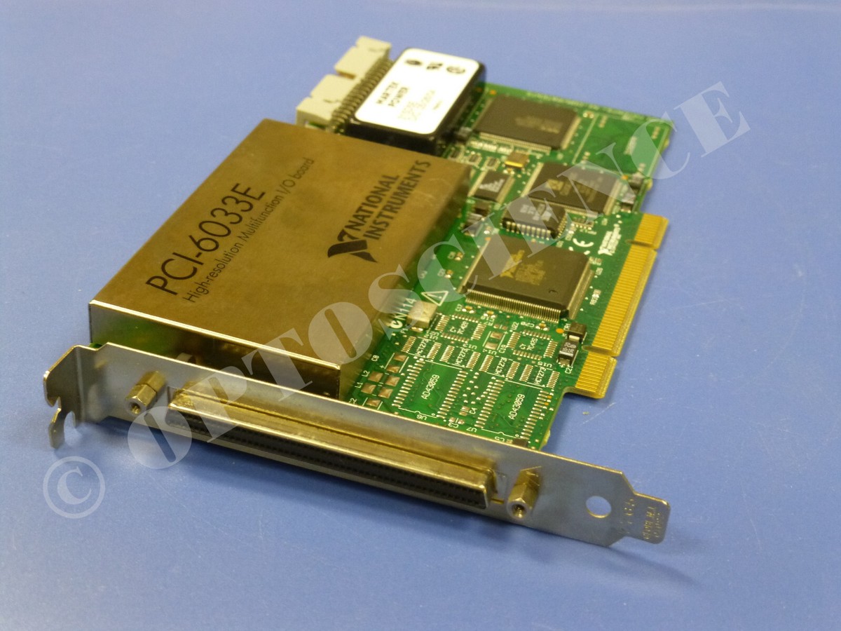 National Instruments PCI-6033E NI DAQ Card, Multifunction, 64ch