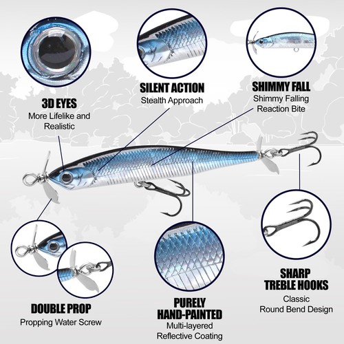 LUCKY CRAFT Screw Pointer 80 - 269 BE Gill (1qty) Top Quality Spy Bait . - Picture 4 of 7