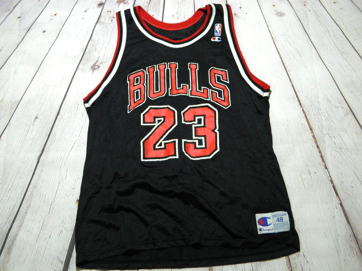 Champion Michael Jordan Jersey Chicago Bulls #23 NBA Size 48