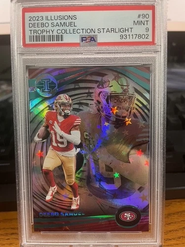 2023 Panini Illusions Football Trophy Collection Starlight Deebo Samuel #90 PSA 9