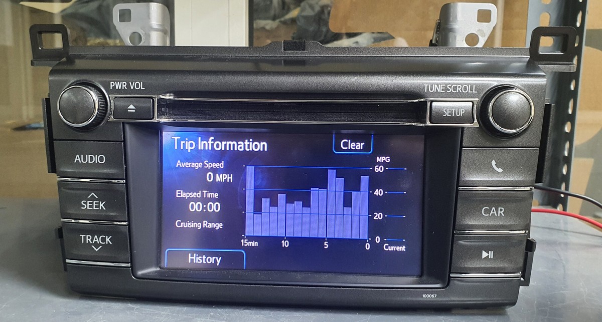 2013-2015 Toyota Rav4 Radio CD info Display 86140-42010 Oem