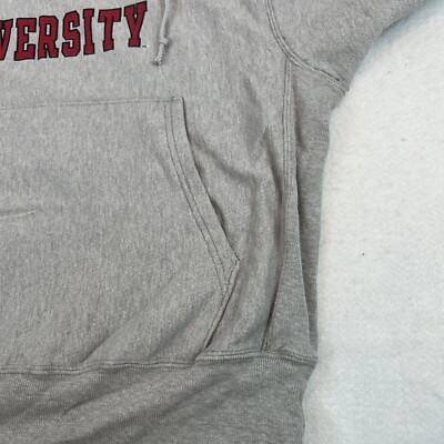 Champion Boston University スウェット mens-champion-scarlet-boston-