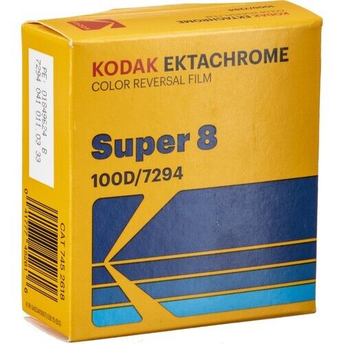 Film d'inversion de couleur Kodak Ektachrome 100D #7294 (Super 8, 50' rouleau) - Photo 1 sur 1