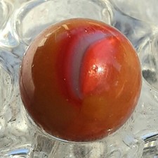 5/8" Peltier NLR Tequila Sunrise Marble In Wet Mint Condition   .