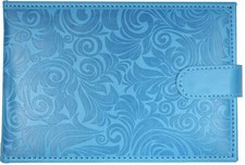 Sky Blue Photo Album Holds 48 4" x 6" Photos Brag Book Protective Pages