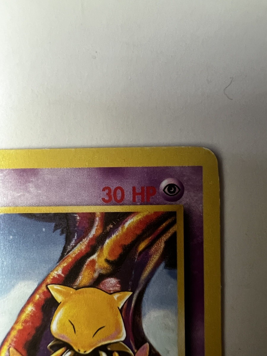 1995 abra pokemon card Rare 1995 Abra Pokemon Card