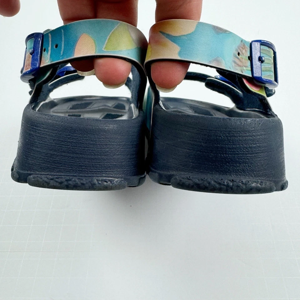 BIRKI'S BIRKENSTOCK Arizona Laguna Azul Pez Tropical UE 28 EE. UU. Niño pequeño 10-10,5 Foto 4 de 4