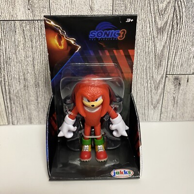Sonic The Hedgehog 3 Movie KNUCKLES 2.5'' Action Figure Jakks Pacific 2024