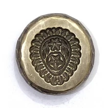 Vintage Bronze Jewelry Die Mold/Mould India Hand Engraved For Jewellery Making