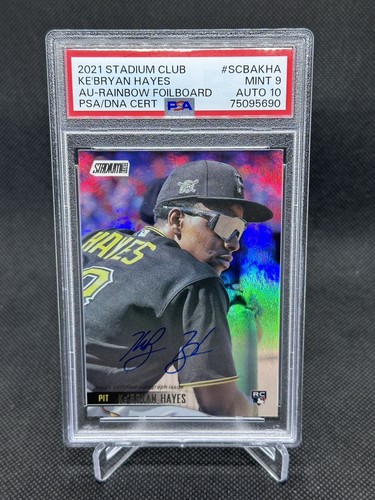 Ke'Bryan Hayes #SCBAKHA 2021 Stadium Club Autographs card