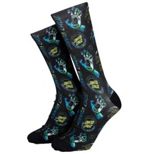 Santa Cruz Skateboards Holo Screaming Hand Mens Socks - Black - SALE WAS &pound;14!