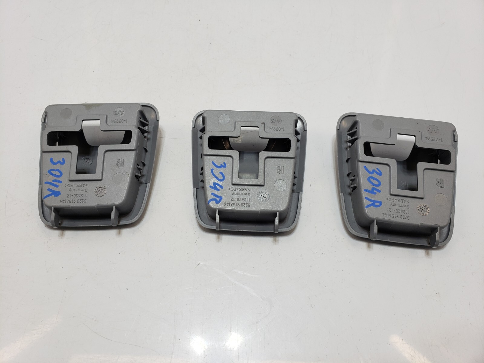 ✅ 10-14 OEM Rolls Royce Ghost RR4 Rear Child Seat Anchor Cover Trim Chrome SET