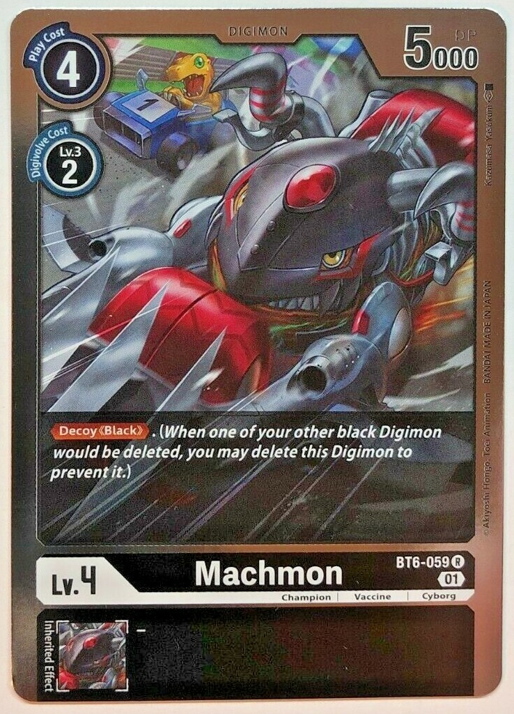 Digimon Machmon Double Diamond BT6-059 NM/M