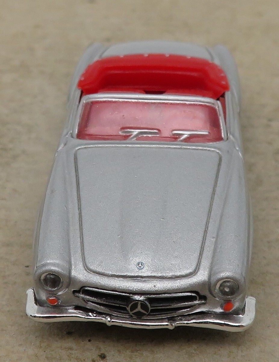 SCHUCO WELLY COLLECTION MERCEDES-BENZ 190 SL 1955 GRIS METAL HO 1