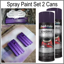 Plum Purple Spray Paint Engine Caliper Brake Wheels Coating 2PK-Free Import Fees