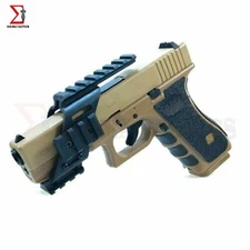 Mount Sight Universal Pistol Tactical Scope Laser Flashlight 20mm Rail Mount BLK