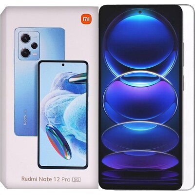 Xiaomi Redmi Note 12 Pro 5G White 128GB + 6GB Dual-Sim Factory Unlocked GSM NEW
