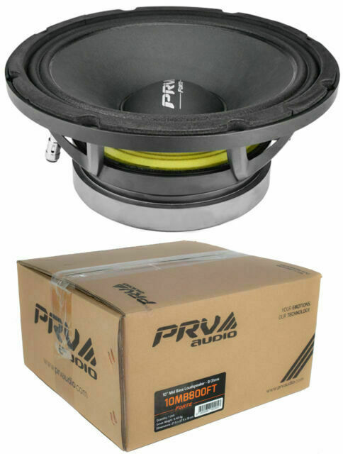 Prv Speakers 10 Inch Midbass Speaker 10MB800FT, 800 Watts Program