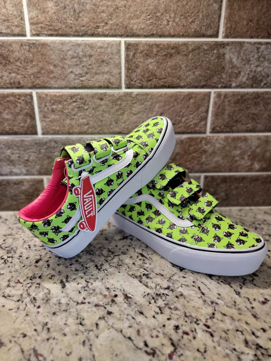 Lime LV Vans - Custom Vans Old Skool