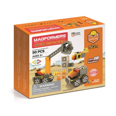 Magformers Baufahrzeuge, 50 Teile 