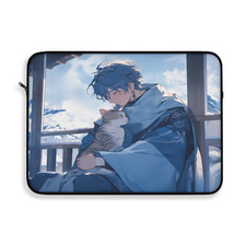 Kawaii Anime Character Laptop Sleeve 13" 15" Soft for MacBook iPad Tablet