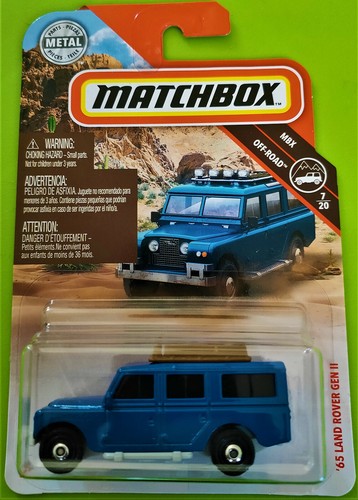 2019 MATCHBOX OFF ROAD #64/100 - '65 LAND ROVER GEN II - LONG CARD
