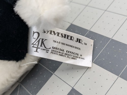 Sylvester Katze Plüsch 24K Polar Puff Mighty Star 1993 Stofftier Spielzeug - Bild 4 von 8
