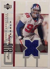 Jessie Armstead  2002 Upper Deck  Piece of History Big Game Jerseys Card #BGJJA