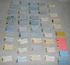 1980s 1990s File Card G.I. GI Joe Cobra Figure Accessories Lot Vintage 3.75 ARAH
