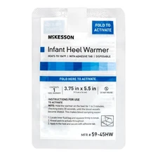 McKesson Disposable 3.75 x 5.5" Instant Infant Heel Warmer 25 per Box