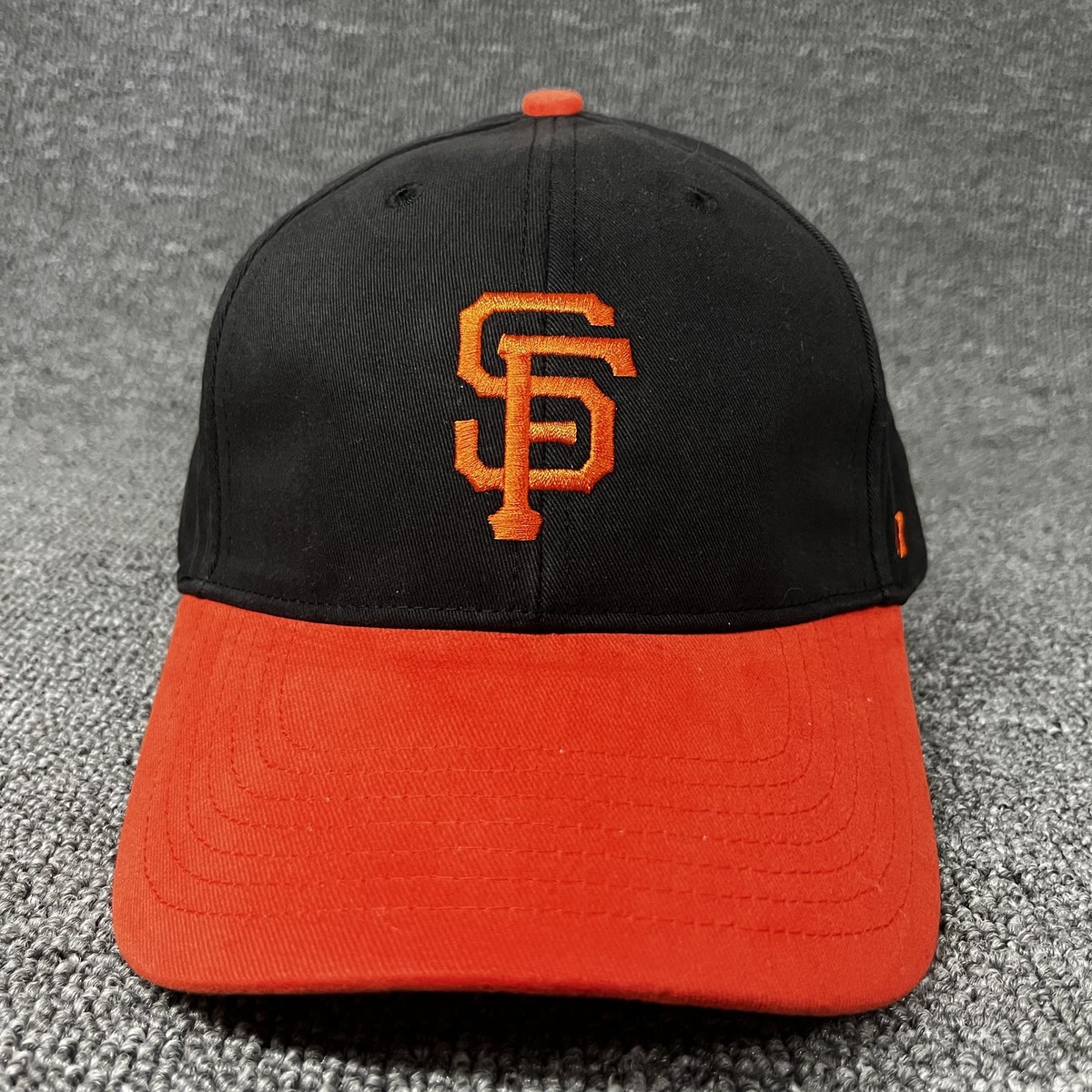 San Francisco Giants '47 MVP Kids Hat Black Orange SF MLB Adjustable Youth Cap