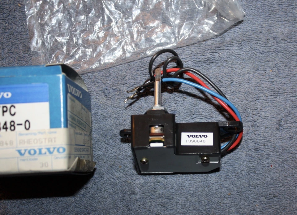 Volvo 740 760 780 atenuador iluminación reóstato Yazaki cuadro de instrumentos NOS Foto 2 de 2