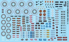 1/24-1/25 Car Detailing Decals (Under the Hood, Brakes, AC Vents, Radio, etc.)