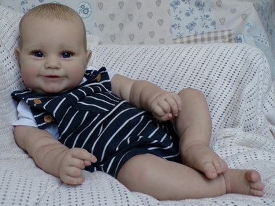 Reborn Baby Boy Doll ~ Maddie ~ Painted Hair!!