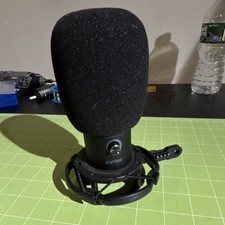 FIFINE USB Freestanding Microphone Black with Mute Button