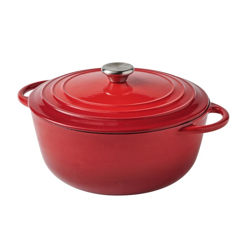 Pentola Casseruola Cocotte in GHISA BRANDANI 4 Litri INDUZIONE Diametro 24 cm, fotografia 5 di 6