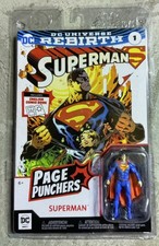 DC Universe Rebirth Comic Book & McFarlane DC Page Punchers SUPERMAN 3" Figure