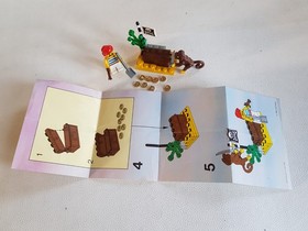 LEGO 6235 Buried Treasure Pirates 1 6235-1 1989 Bo'sun Will incl instructions