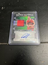 2024-25 Panini Obsidian - Matrix Material Autographs Jakob Poeltl #MM-JPT /99
